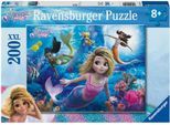 Puzzle RAVENSBURGER "Meerjungfrauen Magie", bunt, Puzzles, KinderB:49cm H:36cm, Pappe, Motiv, Made in Germany, B:49cm H:36cm