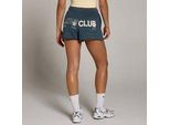 MP Damen Move Club Graphic Leicht Loopback Sweatshorts - Faded Blue - L