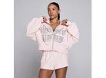 MP Damen Lift Graphic Lifestyle Hoodie mit Reißverschluss - Babyrosa - L
