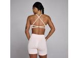 MP Damen Lift Nahtlos Sport-BH mit Trägern - Baby Rosa - XXL