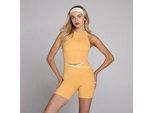 MP Damen Tempo High Neck Top - Pfirsich - XXL
