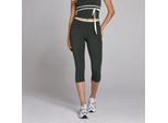 MP Damen Tempo Contrast Capri - Schwarz Verwaschen - XS