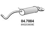 ASSO Endschalldämpfer 047084 für Audi