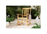 Ambia Garden Gartenschaukelstuhl, Akazie, Holz, Akazie, massiv, 67x112x89 cm, FSC 100%, Wippfunktion, Loungemöbel, Loungesessel