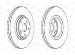 CHAMPION Bremsscheibe 562381ch 300mm 26mm für RENAULT