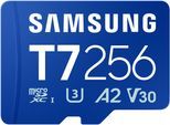 SAMSUNG Speicherkarte "T7", blau, 256 GB, Speicherkarten