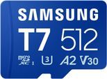 SAMSUNG Speicherkarte "T7", blau, 512 GB, Speicherkarten