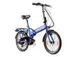Zündapp Z101 20 Zoll Elektro Klapprad für Erwachsene 150 - 180 cm 6 Gang E Klappfahrrad E Bike Faltrad Pedelec StVZO