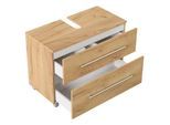 Mondial Universal Unterbau auf Standfüßen 85 cm SoftClose weiss hochglanz