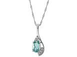 Kette mit Anhänger AMOR "9963843", grün (silberfarben, kristallweiß, grün), Halsketten, Damen, Silber 925 (Sterlingsilber), L: 45, mit Zirkonia (synth.)