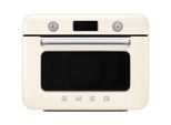 SMEG Multiofen "COF01CREU", beige (creme), B:51cm H:40cm T:50cm, Minibacköfen