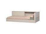 Bodenbett Carter Grau ca. 90x200 cm
