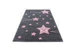 Kinderteppich Kids Grau/Pink ca. 160x230cm
