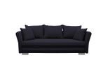 Mid.you , Schwarz , Textil , Füllung: Schaumstoff , 235x83x106 cm , Wohnzimmer, Sofas & Couches, Schlafsofas, Schlafsofas