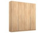 Rauch Möbel , Sonoma Eiche , Holzwerkstoff , 4 Fächer , 181x229x54 cm , Blauer Engel, Goldenes M, BQ - Bündnis für Qualität, Made in Germany ,