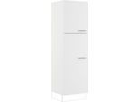 Wäscheschrank IMPULS KÜCHEN "Valencia & Tirana", Breite/Höhe: 60/205 cm, mit Wäschekörben", weiß, B:60cm H:205,1cm T:57,6cm, Dekorfolie, Holzwerkstoff, Schränke, Wäscheschrank, vormontiert, mit Innenschubkästen, mit verstellbarem Fachboden
