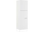 Seitenschrank IMPULS KÜCHEN "Valencia & Tirana", Breite/Höhe: 60/205,1 cm", weiß, B:60cm H:205,1cm T:57,6cm, Dekorfolie, Holzwerkstoff, Schränke, Seitenschrank, vormontiert, mit Drehtür