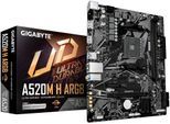 GIGABYTE Mainboard "A520M H ARGB", schwarz, B:23,3cm H:3,5cm T:19,8cm, Mainboards, Mainboard