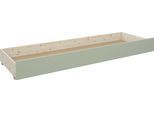Schubkasten OTTO HOME "ERIK " nur passend zum Daybed "ERIK", grün (olivegrün), B:185cm H:20,4cm T:64,3cm, Massivholz, Schubladen, Schubkasten, massive Kiefer, auf Rollen