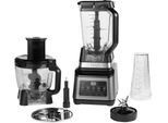 NINJA Kompakt-Küchenmaschine "3-in-1 mit Auto-iQ BN800EU", schwarz, B:19cm H:44,5cm T:25cm, Küchenmaschinen, 1,8 l Schüssel, 0,7 l Tasse und weiterem Zubehör, Kompakt-Küchenmaschine