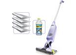 SHARK Akku-Wischmopp "Shark VacMop 2-in-1 kabelloser Staubsauger/Sprühmopp VM200EUPL", lila, B:24,1cm H:121,69cm T:13,69cm, Akkusauger, VOLLSTÄNDIGE REINIGUNG MIT EINEM EINZIGEN EINWEGPAD, kabellos, leicht, Akku-Wischmopp