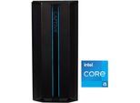 CAPTIVA Gaming-PC "Entry Gaming I10-1603", schwarz, Microsoft Windows 11 Home (64 Bit), 16 GB RAM 1.000 GB SSD, Desktop-PCs, Gaming-PC
