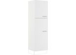Seitenschrank IMPULS KÜCHEN "Valencia & Tirana", Breite/Höhe: 60/205,1 cm", weiß, B:60cm H:205,1cm T:57,6cm, Dekorfolie, Holzwerkstoff, Schränke, Seitenschrank, vormontiert, mit Drehtüren, mit verstellbarem Fachboden