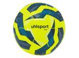 Fußball UHLSPORT "Fußball Team Kids" Gr. 4, gelb (fluo gelb, marine, weiß), Bälle, Jungen, 4