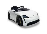 INJUSA Porsche Taycan 12V Elektroauto für Kinder ab 3 Jahren – Luxus Kinderauto mit Licht & Sound