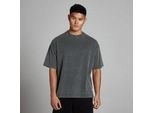 MP Herren Washed Oversized Baumwoll-T-Shirt - Dunkelgrau - XS
