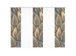 Möbelix , Anthrazit, Goldfarben , Textil , Graphik , 60x245 cm , Oeko-Tex® Standard 100 , mit Beschwerungsstab, mit Flauschband, Öffnung für Beschwerungsstab, mit Paneelwagen , Heimtextilien, Vorhänge, Fertigvorhänge, Flächenvorhänge
