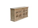 Mid.you , Naturfarben , Holz , Mangoholz , massiv , 2 Fächer , 180x90x45 cm ,
