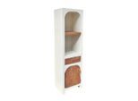 Mid.you , Naturfarben, Weiß , Stein, Holzwerkstoff , Akazie , massiv , 1 Fächer , 1 Schublade(n) Schubladen , 50x175x40 cm , Badezimmer, Badezimmermöbel, Badezimmerschränke, Badezimmer Hochschränke