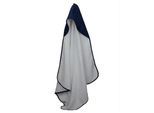ARTG Baby handdoek met capuchon (Witte/franse marine)