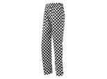 Premier Unisex Adult Essential Chef Broek (Zwart/Wit)