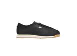 Lacoste Heren Club Leather Lage Sportschoenen (Zwart)