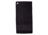 Towel City Bedrukbare Handdoek (Zwart)