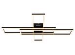 GLOBO LIGHTING Deckenleuchte "TATJANA", schwarz (schwarz matt), H: 7,4cm, 1 Stk., Leuchten, Deckenlampe Wohnzimmer-Leuchte Schlafzimmer-Leuchte Flur Küche, Deckenleuchte
