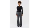 BENU Dames Grijze Broek met Dubbele Knoopsluiting
