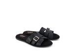 TOMS Sol Mule Leder Damen Sandalen Schwarz
