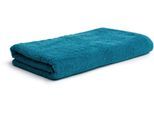 Saunatuch MÖVE "Superwuschel", blau (lagoon), B:80cm L:200cm, Walkfrottee, Baumwolle, Handtücher, mit Stick Möve
