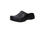 Clog BIRKENSTOCK "Super Birki", Damen, Gr. 37, schwarz, Obermaterial: 100% Polyurethan PU., Schuhe Clog