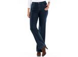 Bequeme Jeans CLASSIC BASICS, Damen, Gr. 24, Kurzgrößen, blau (dunkelblau), 81% Baumwolle, 17% Polyester, 2% Elasthan, unifarben, lang, Jeans