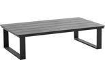 Gartentisch MUSTERRING "Freilicht Madeira", natur, anthrazit, anthrazit, beton, B:140cm H:37cm T:83cm, Tische, Gartentisch, Großzügige Länge von 140 cm für mehr Platz und Komfort im Garten