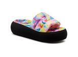 Rocket Dog Splash Loyal Tie Dye Damen Textil Sandalen in Pink/Multi