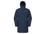 Mountain Warehouse Heren Scope Lange Waterdichte Jas (Marineblauw)