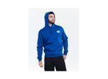 Caterpillar Markenbanner Baumwoll-Herren Kapuzenpullover Blau