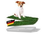 PfotenWunder® 5x EASY-WASH-Ersatzrasen für Hundeklo, Hundetoilette für kleine & große Hunde, 100% Festes Gras, Welpentoilette drinnen Welpenklo zuhause Gras Hundetoiletten Balkon Indoor WC Klo