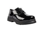Pod Irene Kunstleder Mädchen Schwarze Lackleder Slipper