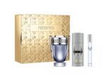 Paco Rabanne Invictus Geschenkset 100ml EDT Spray + 150ml Deodorant Spray + 10ml EDT